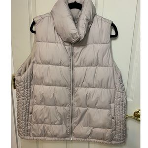 Xxl grey puffer vest